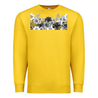 Lemon black and white floral Premium Sweatshirt - TumblerDesignByShophia