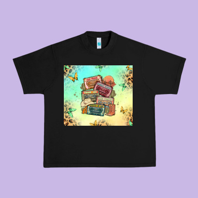 Country Cassette Tapes Urban Heavy Tee Designed By Maliassmallbusiness