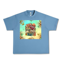 Pebble Blue country cassette tapes Urban Heavy Tee - MaliasSmallBusiness