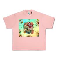 Salmon country cassette tapes Urban Heavy Tee - MaliasSmallBusiness