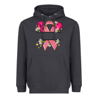 Smoke Personalized Breast Cancer ribbon Heavyweight Hoodie - NancyCooperArtShop