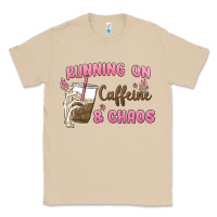 Mushroom running on caffeine & chaos Classic Tee - MaliasSmallBusiness
