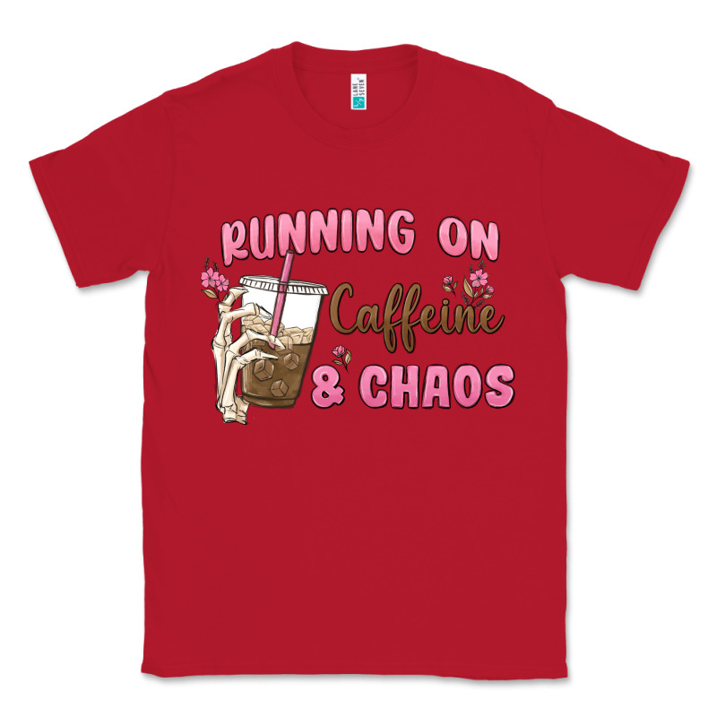 Running On Caffeine & Chaos Classic Tee by MaliasSmallBusiness | Teevron