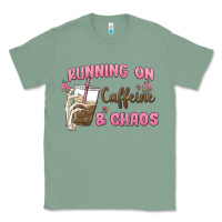 Sage running on caffeine & chaos Classic Tee - MaliasSmallBusiness