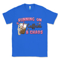 True Royal running on caffeine & chaos Classic Tee - MaliasSmallBusiness