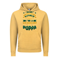 Vintage Mustard i'm not retired i'm a professional poppa Vintage Hoodie - Jasminsmagicworld