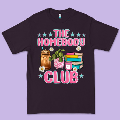 The Homebody Club Premium Tee Designed By Jahusdesignshop