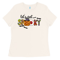 Bone Let's Get Spooky Ladies Tee - CowhideDigitalArt