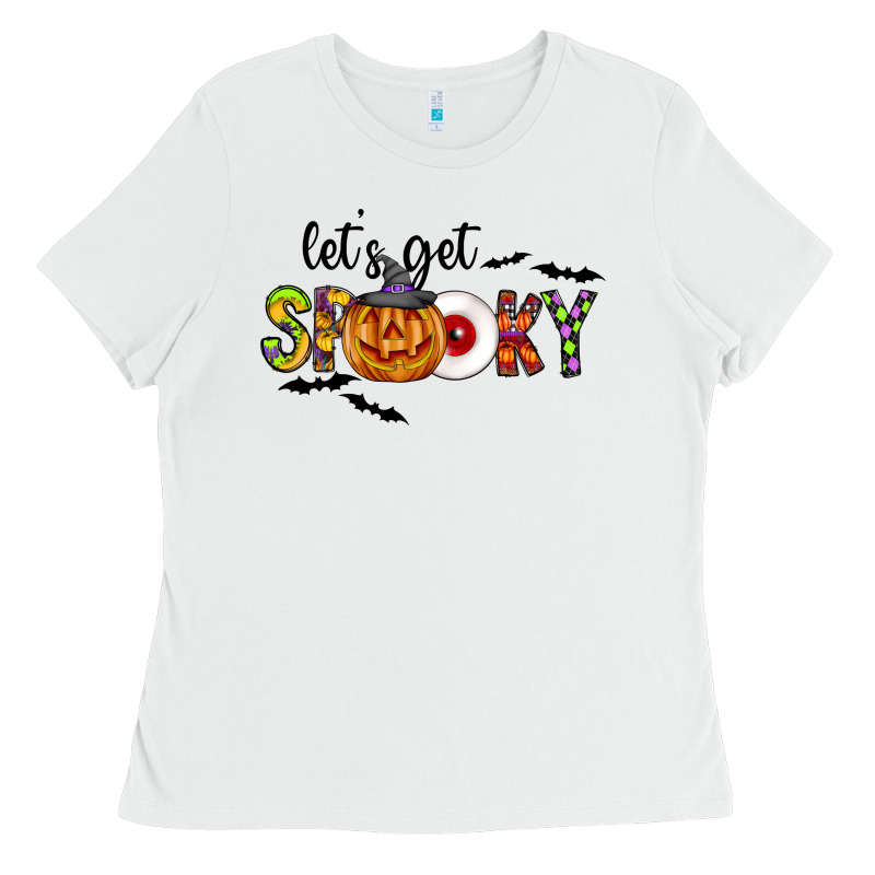 Let's Get Spooky Ladies Tee by CowhideDigitalArt | Teevron