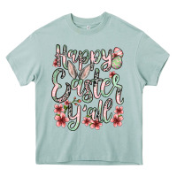 Arona Easter Day Happy Easter y'all Heavy Core Tee - OliviaCreatesArt