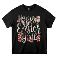 Black Easter Day Happy Easter y'all Heavy Core Tee - OliviaCreatesArt