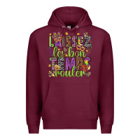 Burgundy Loissez les bon temps rouler Premium Hoodie - HowdyJamesFarm