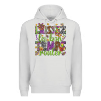 Dove Grey Loissez les bon temps rouler Premium Hoodie - HowdyJamesFarm