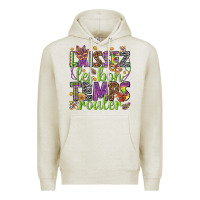 Oatmeal Heather Loissez les bon temps rouler Premium Hoodie - HowdyJamesFarm