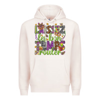 Pale Pink Loissez les bon temps rouler Premium Hoodie - HowdyJamesFarm