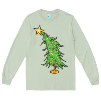 Matcha trendy christmas tree Long Sleeve Tee - MaliasSmallBusiness