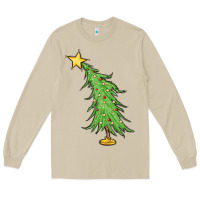 Mushroom trendy christmas tree Long Sleeve Tee - MaliasSmallBusiness
