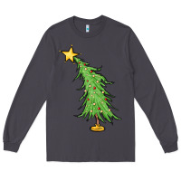 Smoke trendy christmas tree Long Sleeve Tee - MaliasSmallBusiness