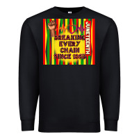 Black juneteenth breaking every chain since 1865 Premium Sweatshirt - TumblerDesignByShophia