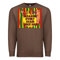 Chestnut juneteenth breaking every chain since 1865 Premium Sweatshirt - TumblerDesignByShophia