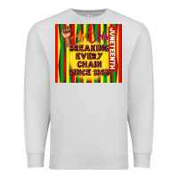 Dove Grey juneteenth breaking every chain since 1865 Premium Sweatshirt - TumblerDesignByShophia