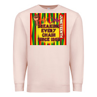 Pale Pink juneteenth breaking every chain since 1865 Premium Sweatshirt - TumblerDesignByShophia