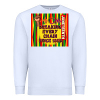 White juneteenth breaking every chain since 1865 Premium Sweatshirt - TumblerDesignByShophia