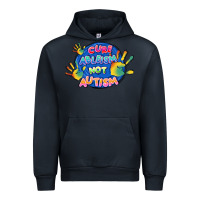Navy Cure ableism not Autism Urban Hoodie - FaDigitalArtStudio