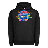 Pigment Black Cure ableism not Autism Urban Hoodie - FaDigitalArtStudio