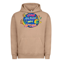 Pigment Burro Cure ableism not Autism Urban Hoodie - FaDigitalArtStudio