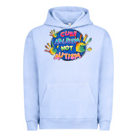 Pigment Grape Ice Cure ableism not Autism Urban Hoodie - FaDigitalArtStudio