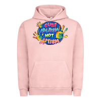 Pigment Salmon Cure ableism not Autism Urban Hoodie - FaDigitalArtStudio