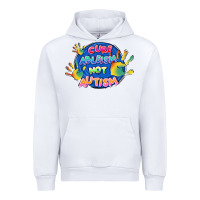 White Cure ableism not Autism Urban Hoodie - FaDigitalArtStudio