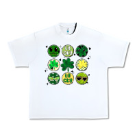 White st patrick's day Urban Heavy Tee - MaliasSmallBusiness