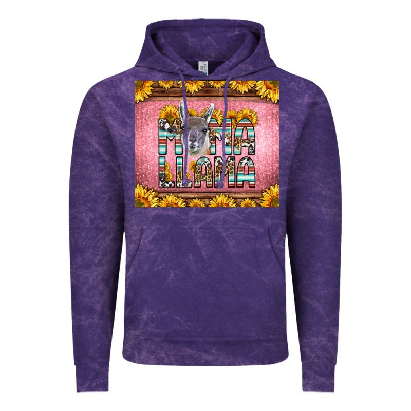 Mama Llama Sunflowers Vintage Hoodie by LillyAllenDesigns | Teevron