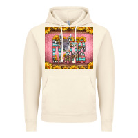 Vintage Artic mama llama sunflowers Vintage Hoodie - LillyAllenDesigns