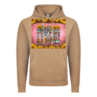 Vintage Coffee mama llama sunflowers Vintage Hoodie - LillyAllenDesigns