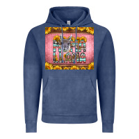 Vintage Denim mama llama sunflowers Vintage Hoodie - LillyAllenDesigns