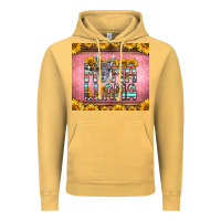 Vintage Mustard mama llama sunflowers Vintage Hoodie - LillyAllenDesigns
