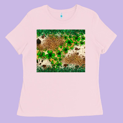 St. Patrick's Day Shamrock Tumbler St. Patricks Ladies Tee Designed By Neo Western