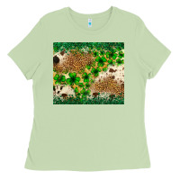 Matcha St. Patrick's Day shamrock tumbler St. Patricks Ladies Tee - Neo Western