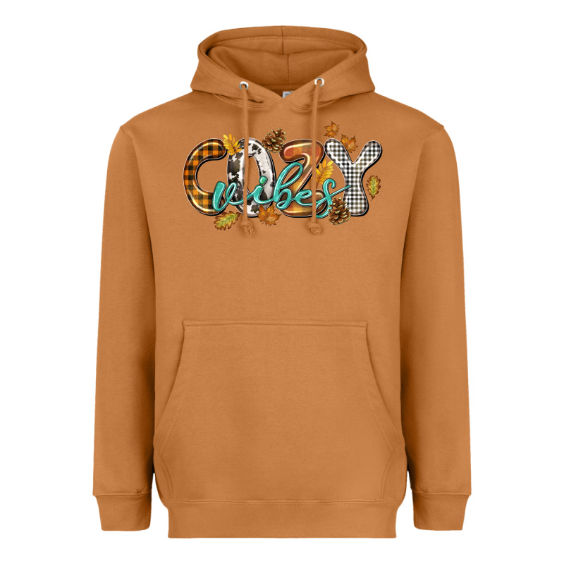 Cozy Vibes Heavyweight Hoodie by NancyCooperArtShop | Teevron