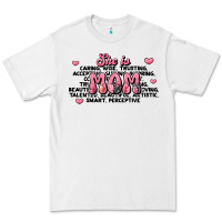 White she is mom compliment words Premium Tee - JahusDesignShop