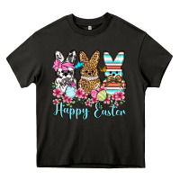 Asphalt Happy Easter western peeps Heavy Core Tee - OliviaCreatesArt