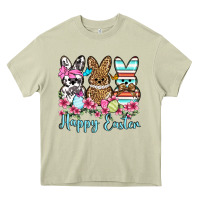 Mossy Happy Easter western peeps Heavy Core Tee - OliviaCreatesArt