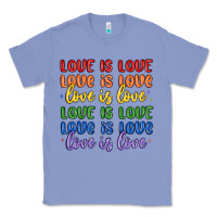 Colony Blue love is love lgbtq Classic Tee - MaliasSmallBusiness