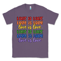 Lavender love is love lgbtq Classic Tee - MaliasSmallBusiness