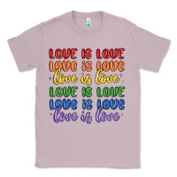 Lilac love is love lgbtq Classic Tee - MaliasSmallBusiness