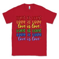 Red love is love lgbtq Classic Tee - MaliasSmallBusiness