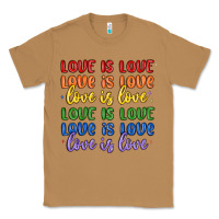 Toasted Coconut love is love lgbtq Classic Tee - MaliasSmallBusiness